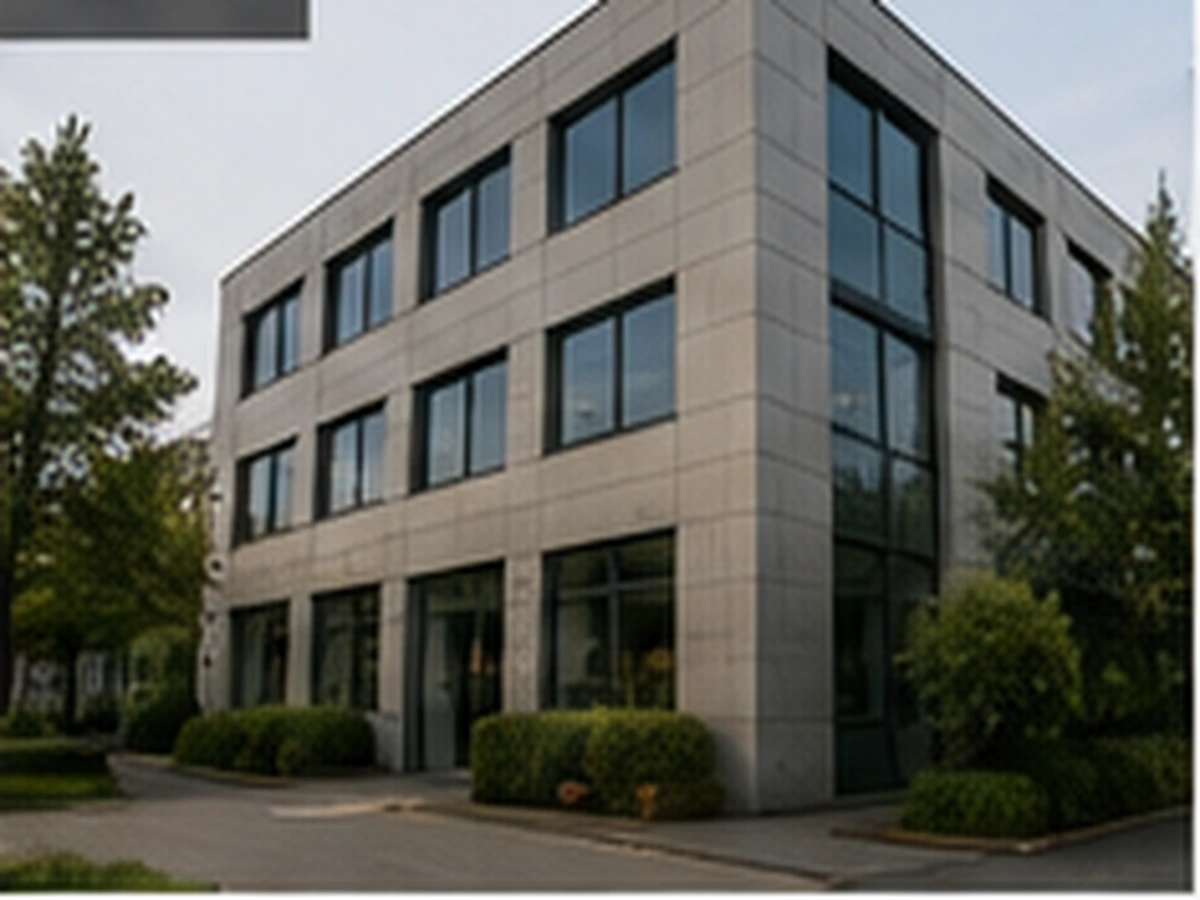 Fassade eines Geschäftsgebäudes